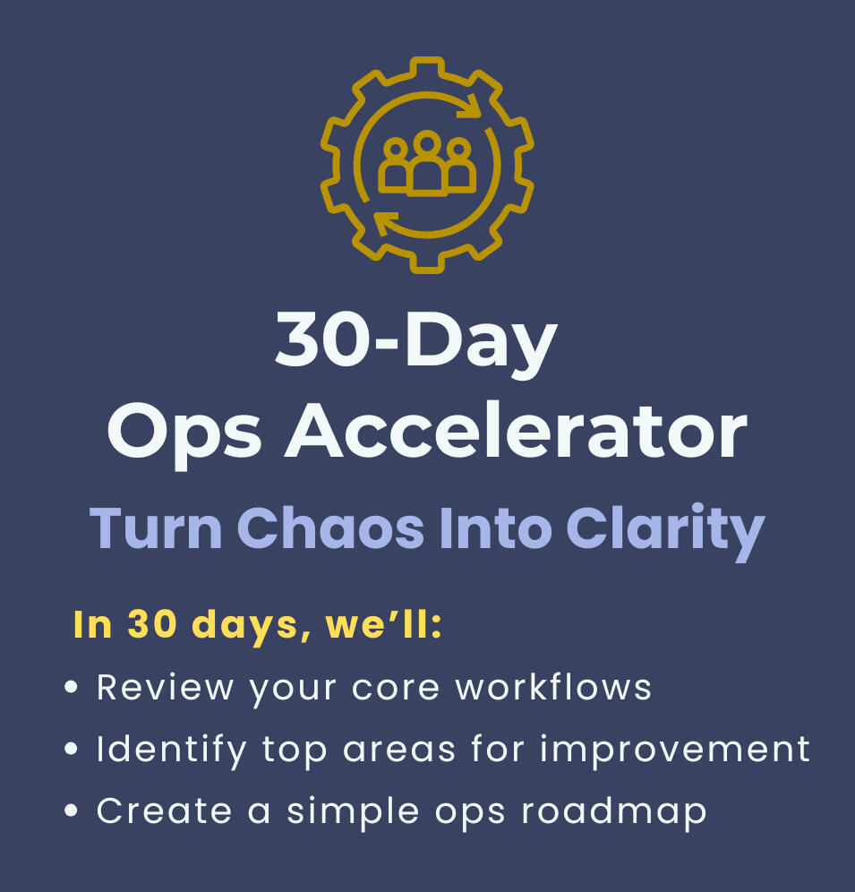30-Day Ops Accelerator 30-Day Ops Accelerator